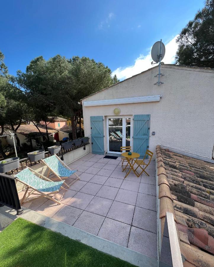 L échappée belle Coquet appt proche du village naturiste , terrasse et parking Agde Exterior foto